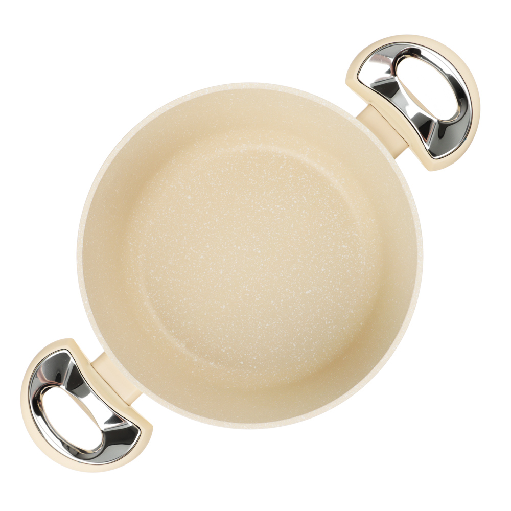 Набор посуды 9 предметов SATOSHI Турин, кастрюли 20 см, 24 см (2,7 л, 4,5 л), ковш 16 см, сковороды 24 см, 28 см, блинная сковорода 24 см, индукция, арт.№ 846-750