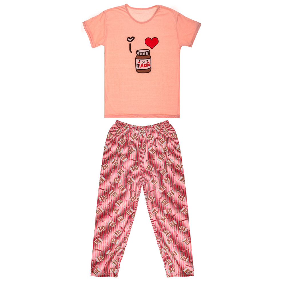 Комплект женский (футболка и штаны), р.46-56, 100% хлопок, арт. 75970, ТМ Ромашка, арт.№ 354-213