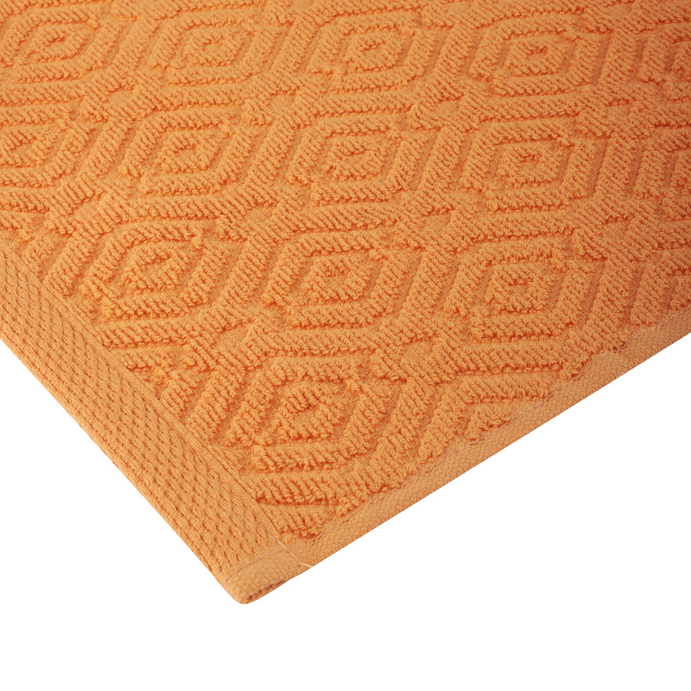 Полотенце кухонное махровое, 30х50см, 100% хлопок, Spany, Mosaic, оранжевый, арт.№ 434-188