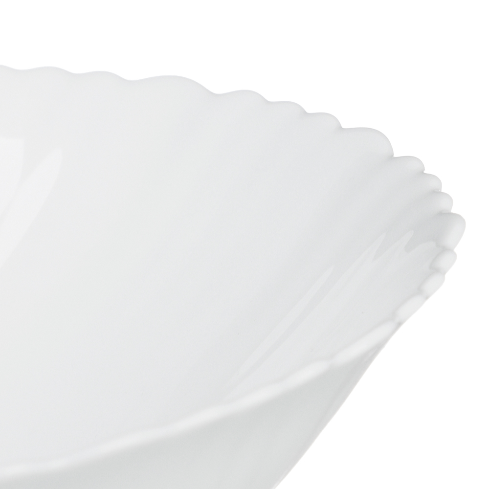 MILLIMI Бьянко Плюс Салатник, опаловое стекло, 23см, 1500мл, арт.№ 818-026