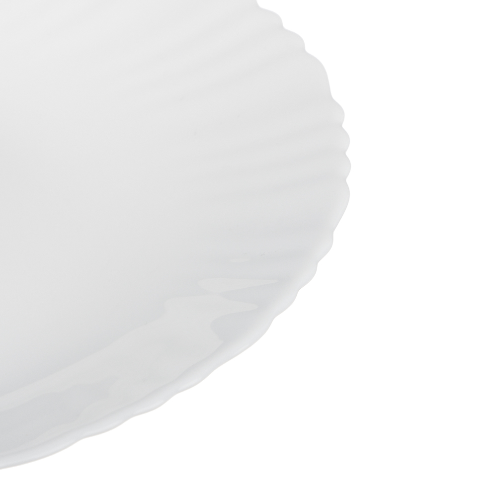 MILLIMI Бьянко Плюс Тарелка подстановочная, опаловое стекло, 24см, арт.№ 818-028