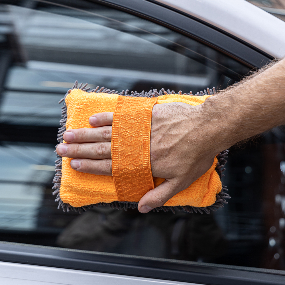 ЕРМАК Губка для мытья автомобиля с ворсом, 24x11,5x5,5 см, арт.№ 728-020