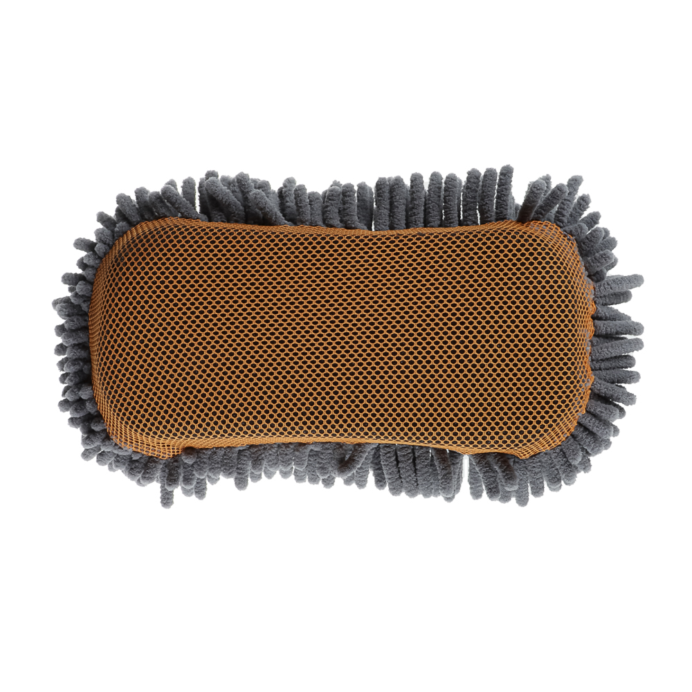 ЕРМАК Губка для мытья автомобиля с ворсом, 24x11,5x5,5 см, арт.№ 728-020