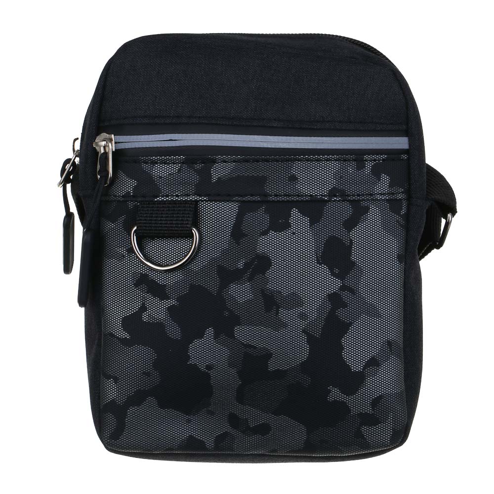 ЮL Глео Сумка мужская на длинном ремне, ПЭ, 18х14х6см, 2 дизайна, 2 цвета, КЖС24-06, арт.№ 337-168