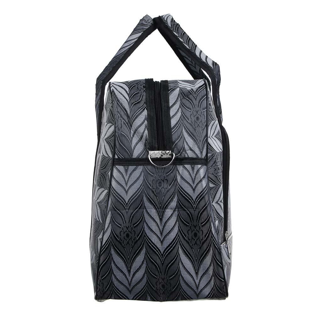 ЮL Сумка дорожная с длинным ремнем, полиэстер, 52х34х19см, серый, МП-5, арт.№ 337-171