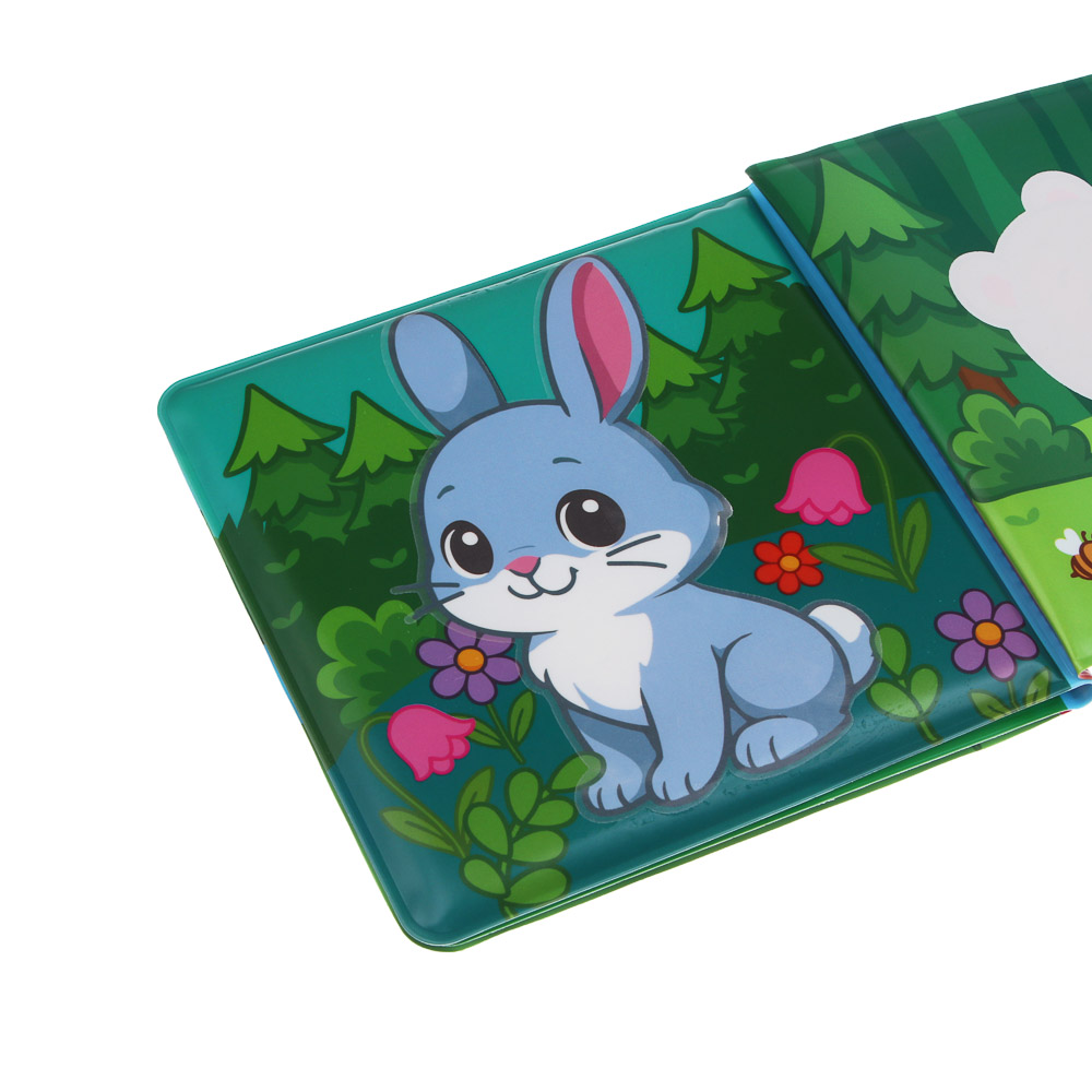 ИГРОЛЕНД Книжка "Раскрась водой", ПЭВА, поролон, 14х14см, 4 дизайна, арт.№ 260-025