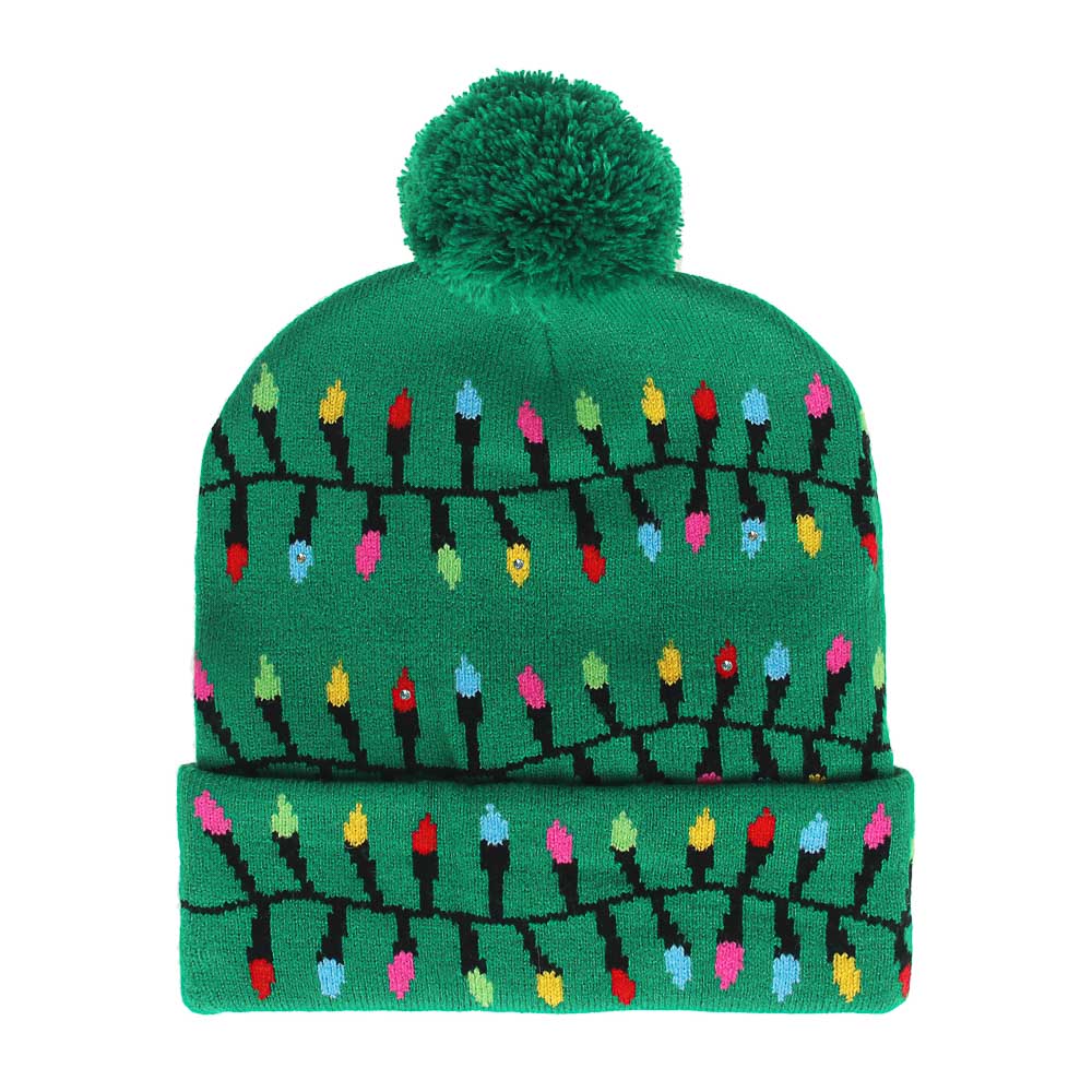 Шапка LED с гирляндой, 20x21см, полиэстер, арт.№ 391-270