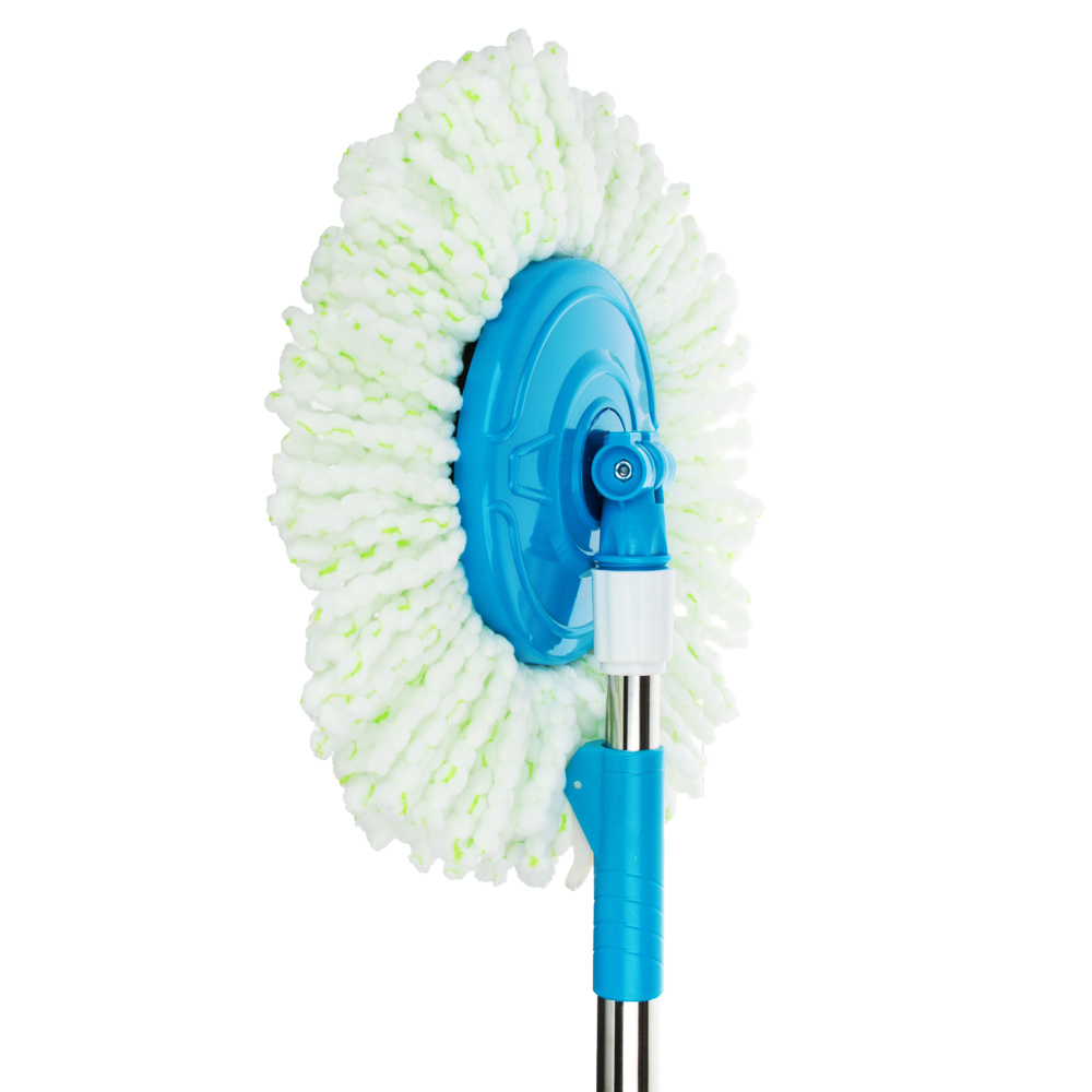 Набор для уборки с отжимом и смен.насадкой тм VETTA, доп.насадка d22см, ведро 11,8л, пласт., металл, арт.№ 407-032