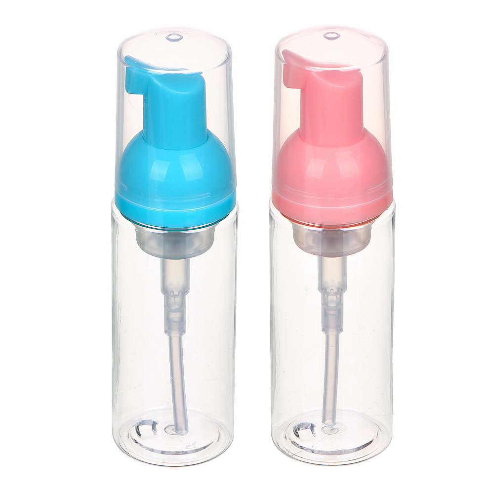 ЮНИLOOK Бутылочка косметическая с пенообразователем, 60мл, PET, 2 цвета, арт.№ 357-236