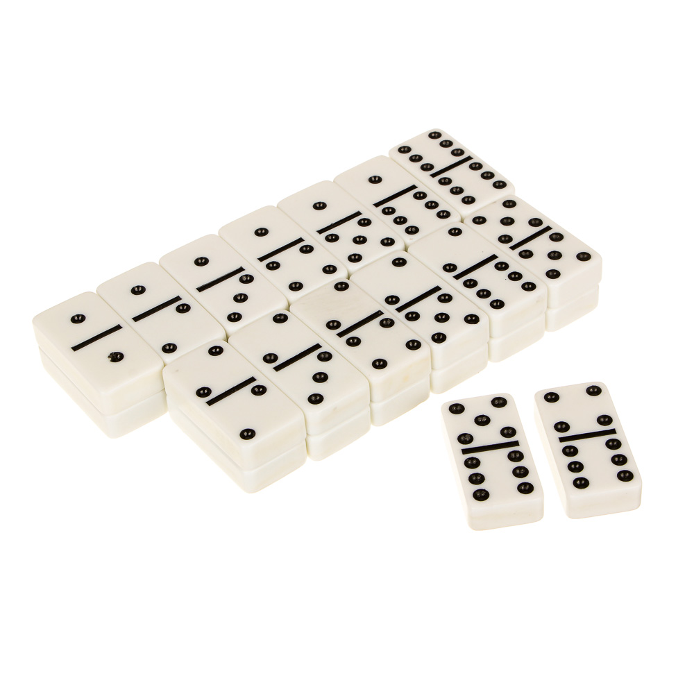 LDGames Домино пластик, в пластиковом боксе 14,5х5см, 4006B, арт.№ 341-140