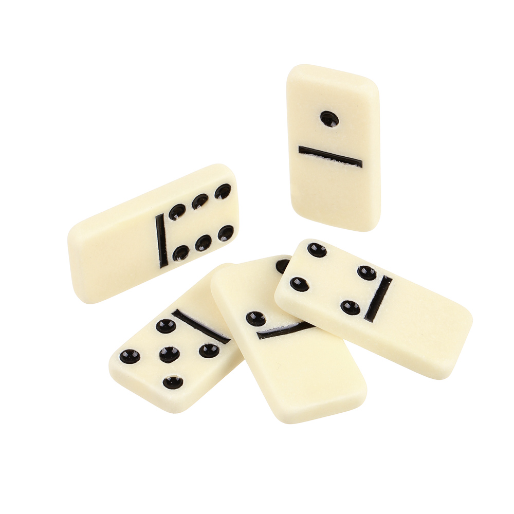 LDGames Домино пластик, в пластиковом боксе 14,5х5см, 4006B, арт.№ 341-140