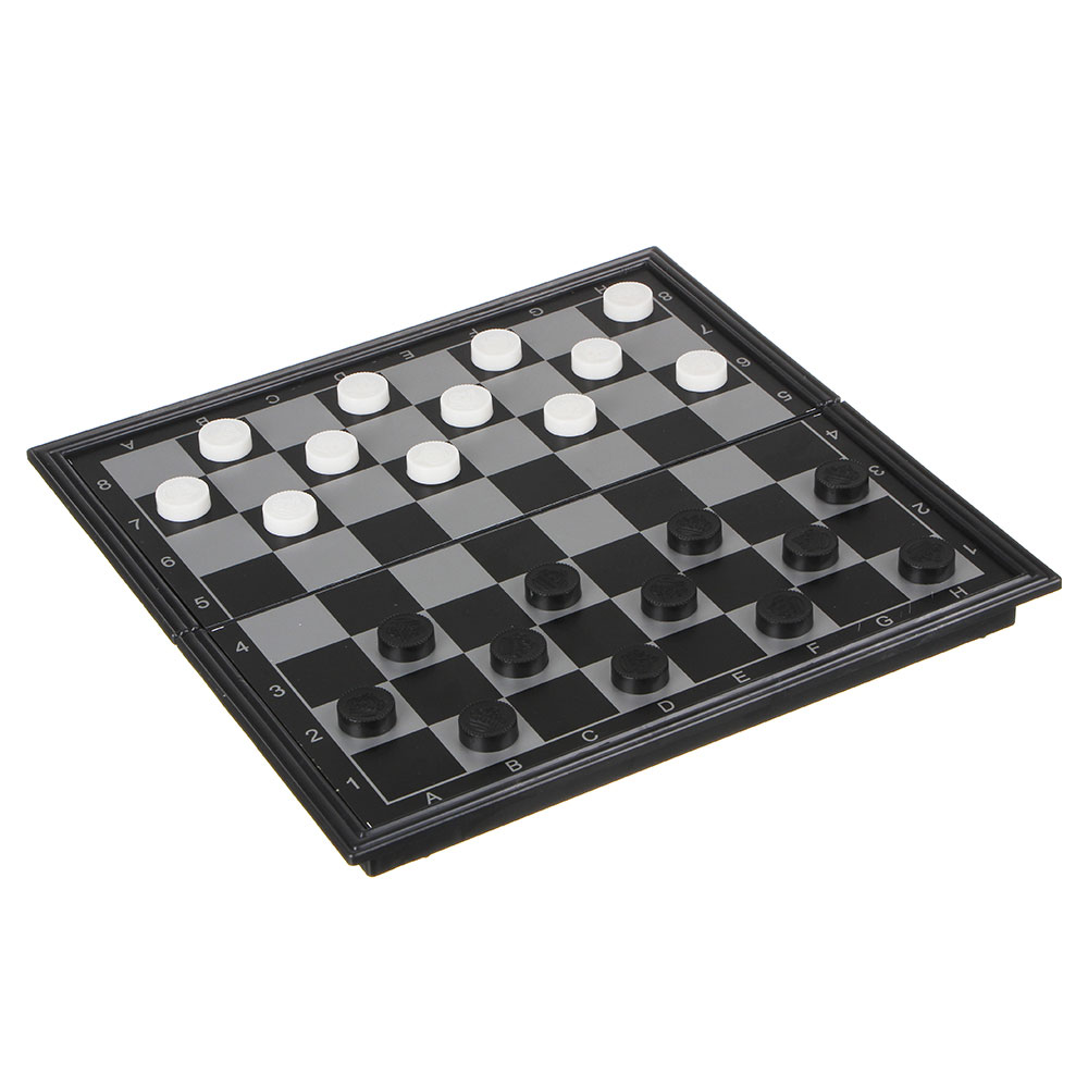 LDGames Шашки магнитные 24x24см, пластик, металл, SC5666, арт.№ 341-153