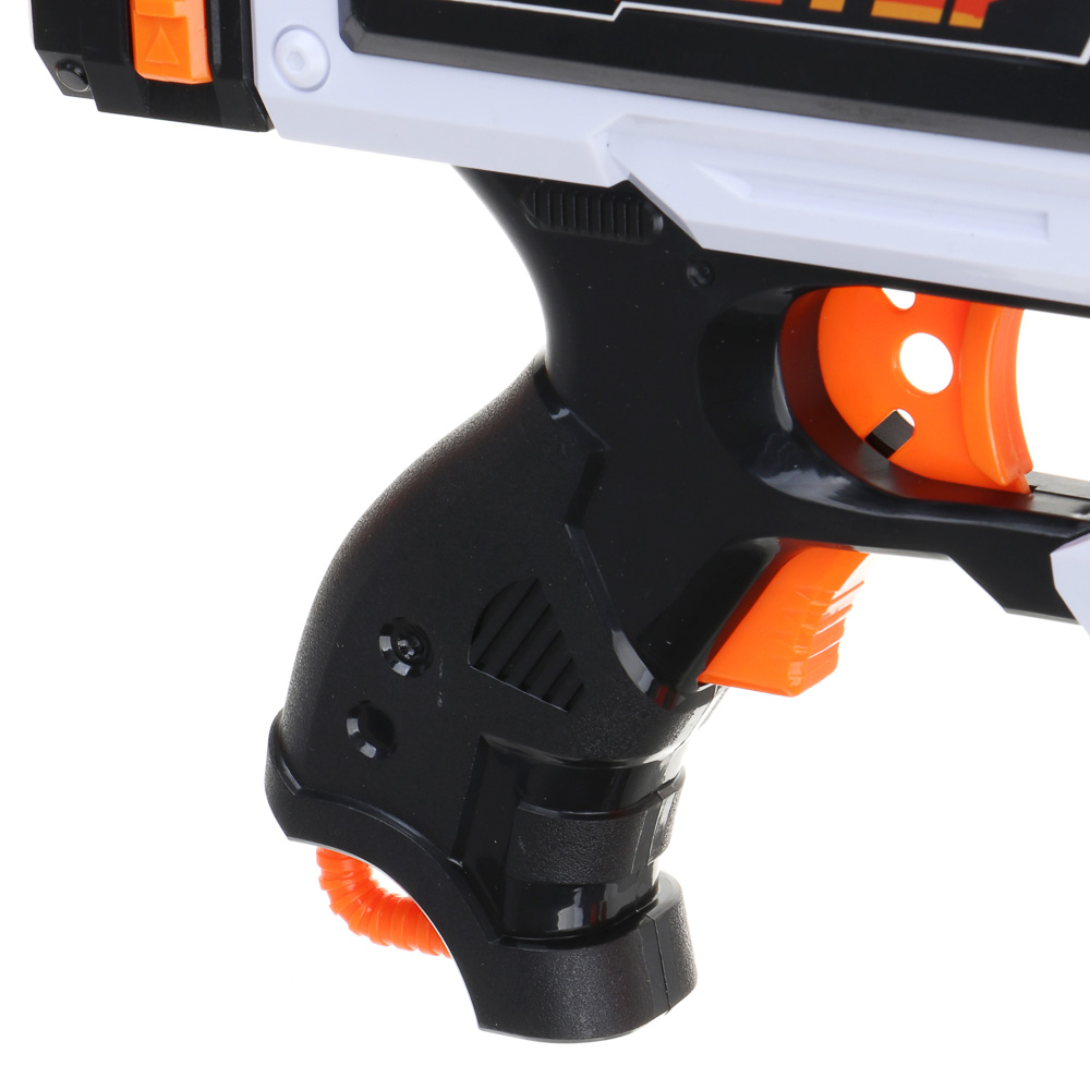 BY Русские Супергерои Бластер с мягкими патронами, АБС, 24 пули EVA, 6хАА, 60х32х6,5 см, арт.№ 261-008