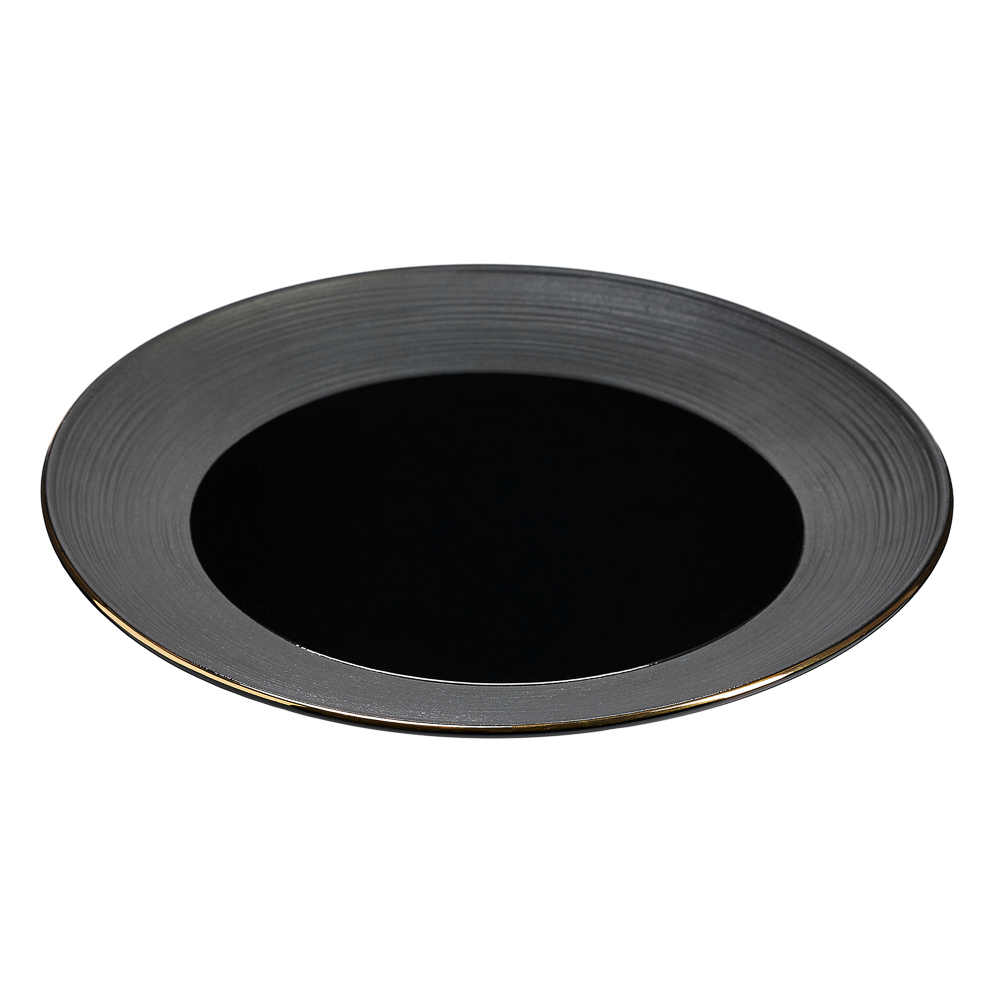 BY COLLECTION Black Line Тарелка подстановочная, 27х2,5см, фарфор, арт.№ 816-425