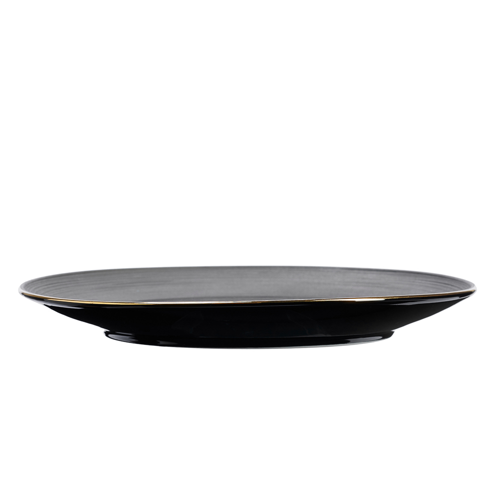 BY COLLECTION Black Line Тарелка подстановочная, 27х2,5см, фарфор, арт.№ 816-425