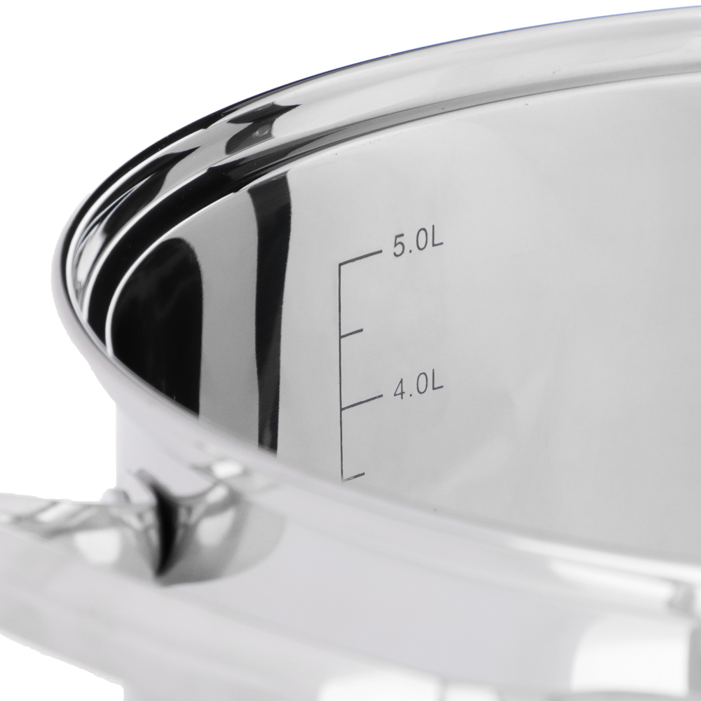 VETTA Берн Кастрюля 24х14см. 6,1л. со стекл. крышкой, индукция, арт.№ 822-102