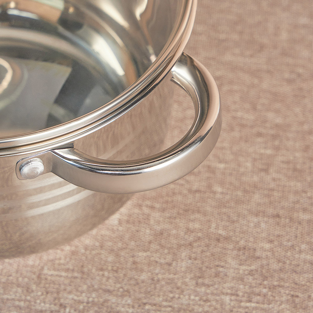 VETTA Фултон Кастрюля 18х10,5см, 2,1л, со стекл. крышкой, индукция, арт.№ 822-112