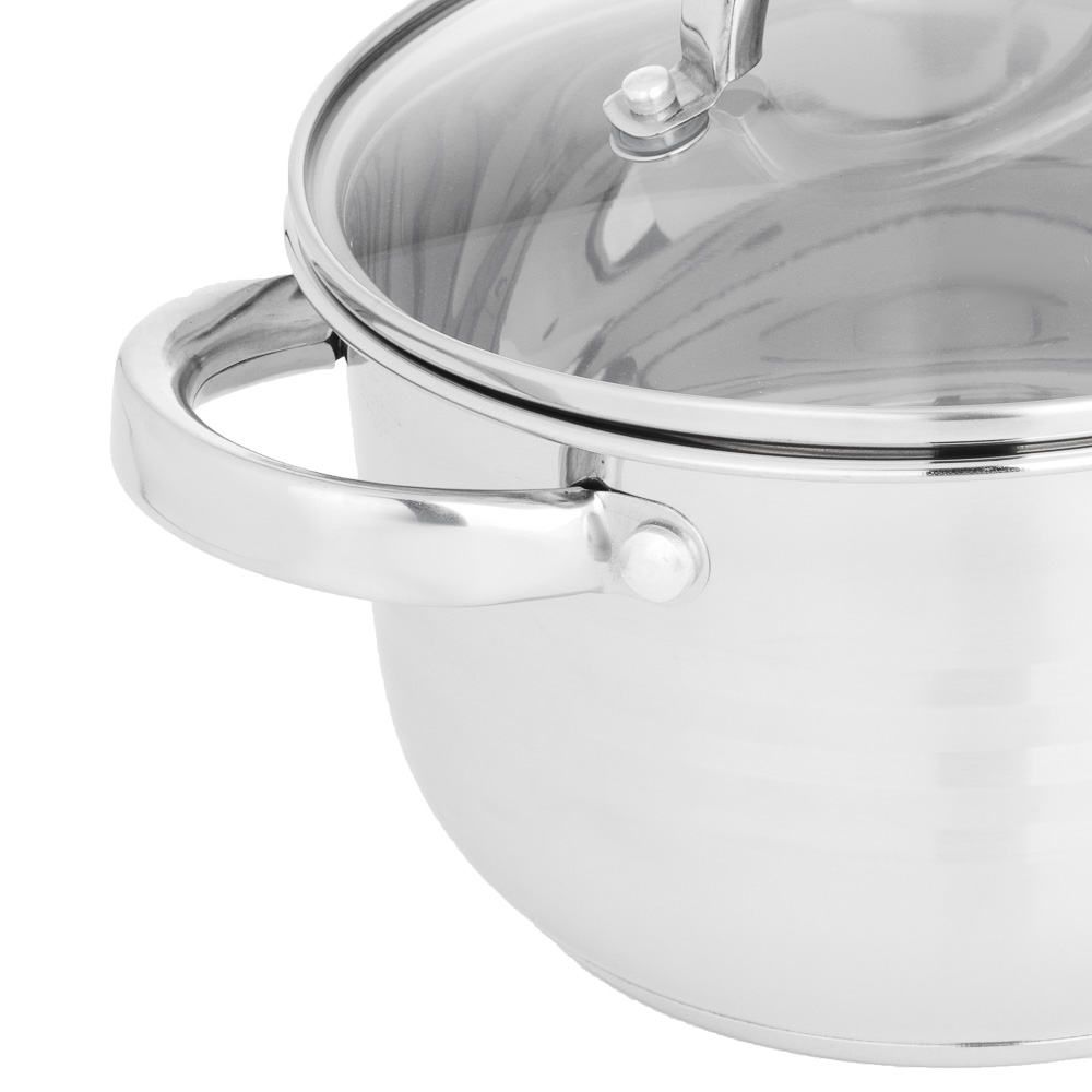 VETTA Фултон Кастрюля 20х11,5см, 2,9л, со стекл. крышкой, индукция, арт.№ 822-113