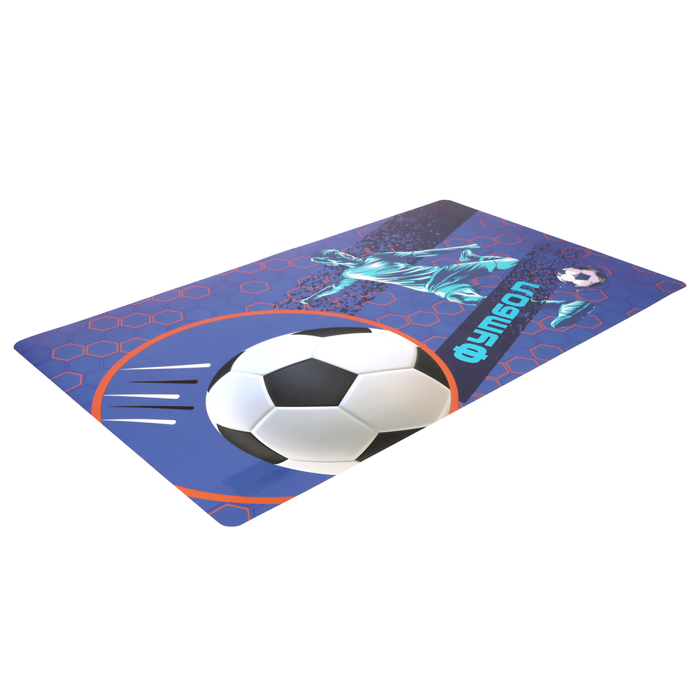 Настольное покрытие для лепки, 50х30см, "Футбол", пластик, арт.№ 524-295