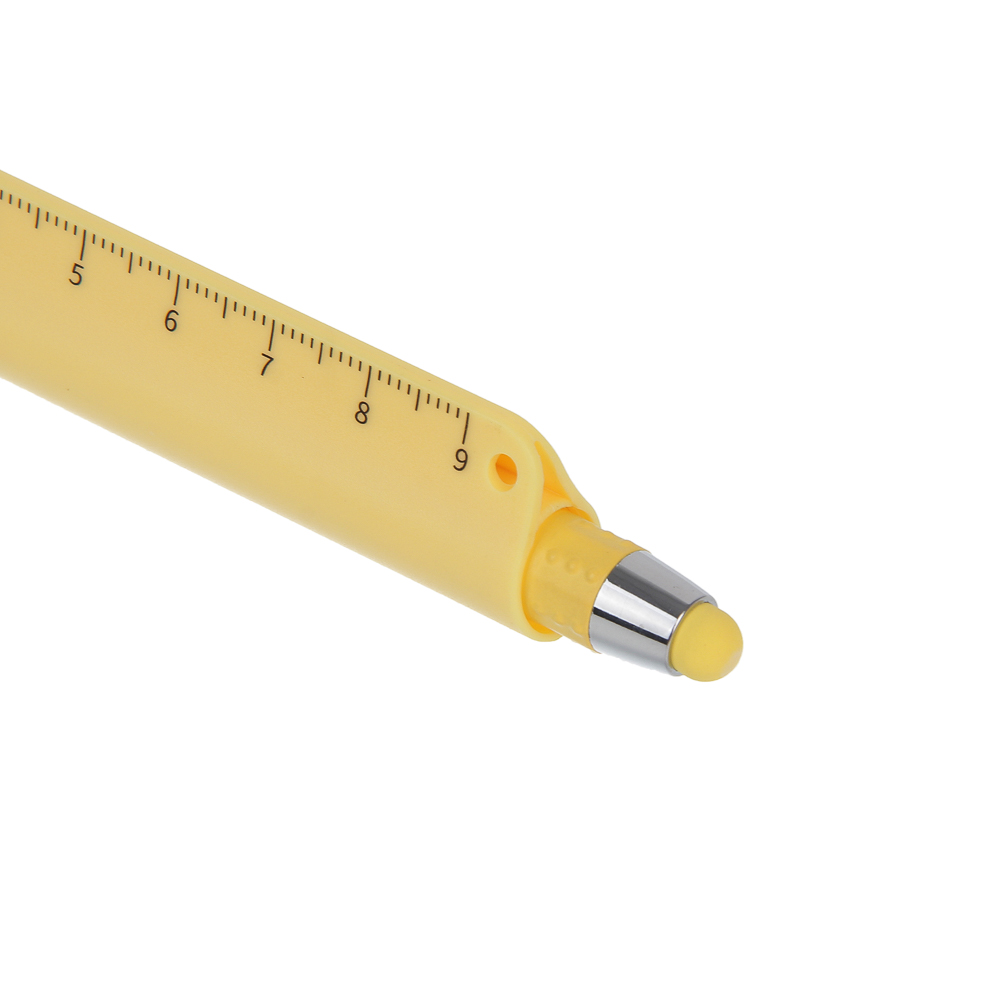 Маркер-выделитель 5 в 1 (ручка шариковая синяя, подставка, стилус, линейка), 6 цветов, арт.№ 613-139