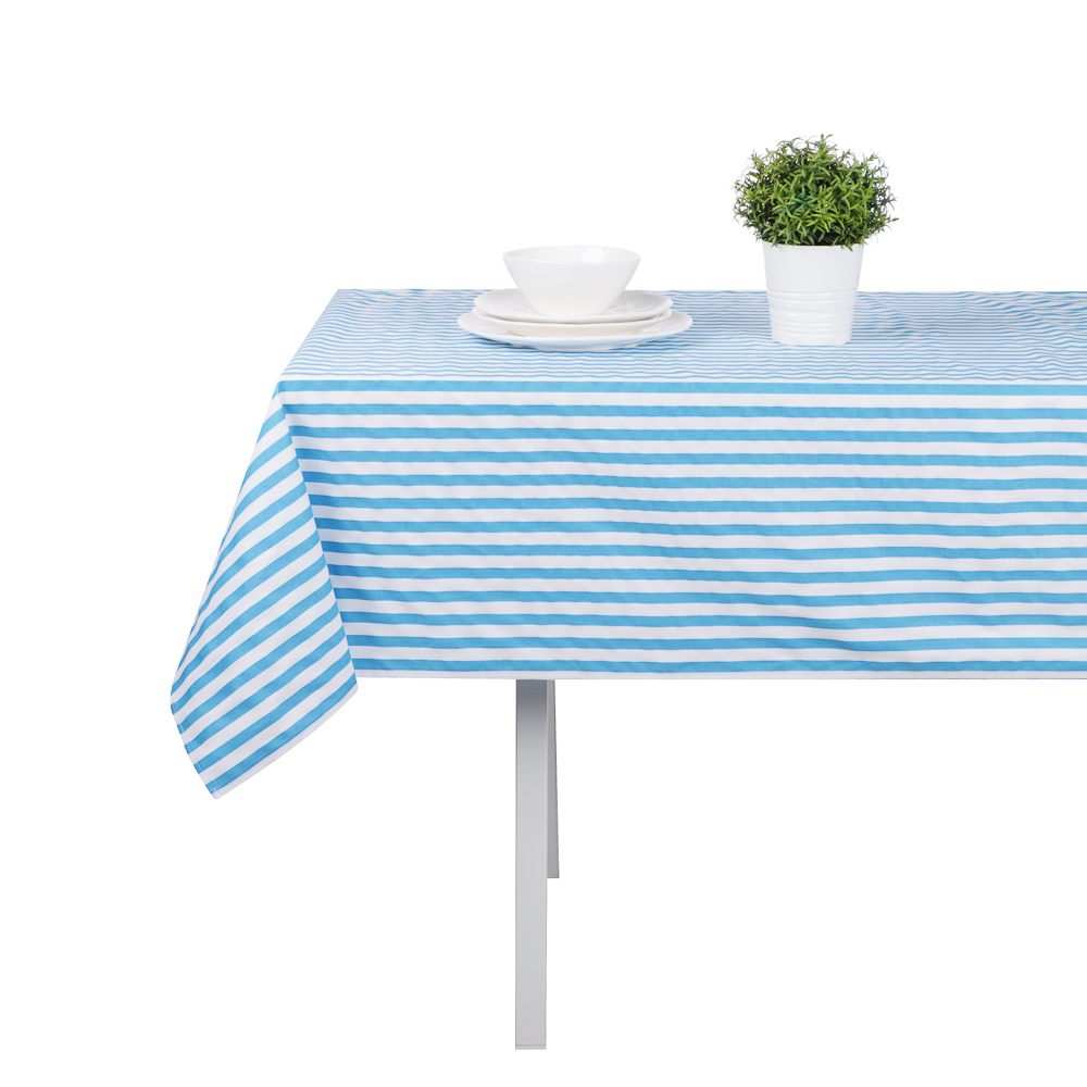 PROVANCE Гортензия Скатерть текстильная 140х180см с водоотталкивающей пропиткой, 100% хлопок, арт.№ 488-094