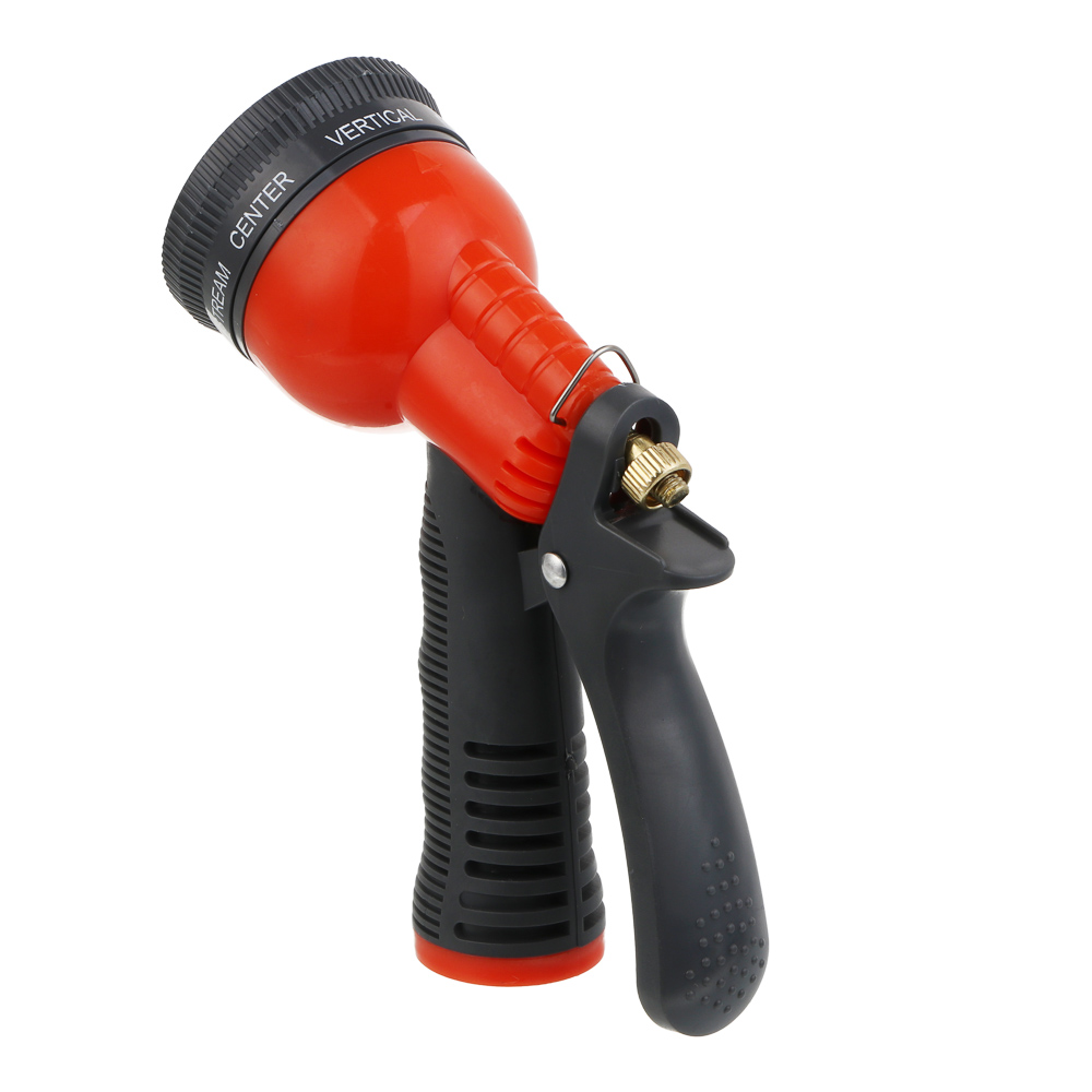 INBLOOM Набор для полива (пистолет 8 реж- 1шт., 3/4" коннектор- 2шт., 1/2"-3/4" штуцер-1шт.) ПП, арт.№ 167-040