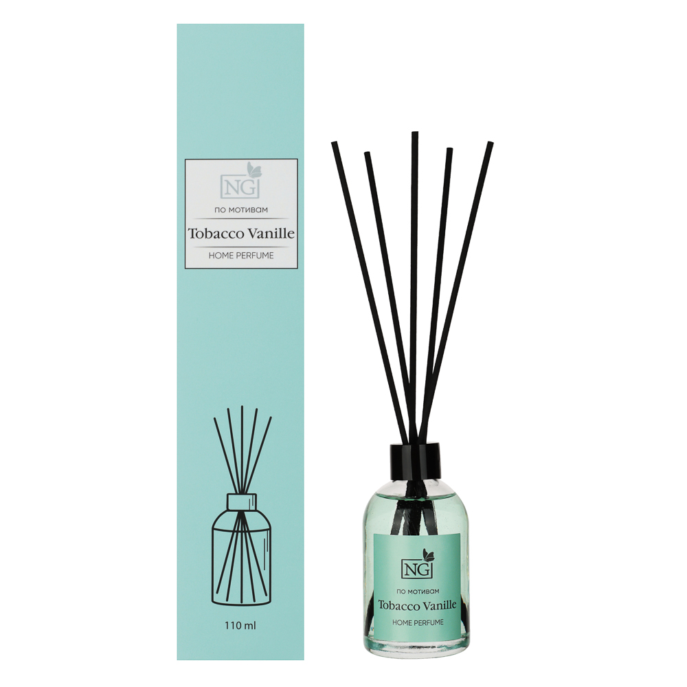 NEW GALAXY Ароматизатор диффузор Home Perfume, Tab.vanille 110 мл, арт.№ 778-182
