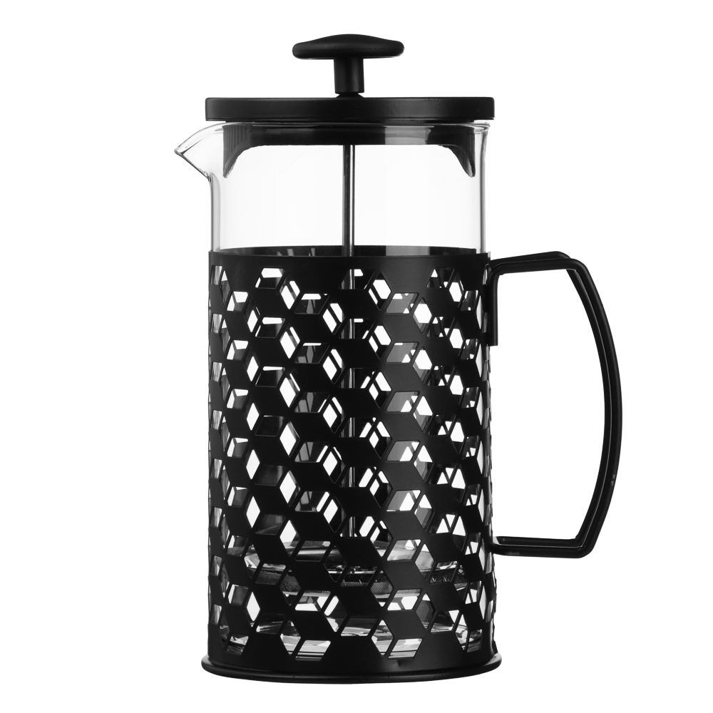 SATOSHI Монблан Френч-пресс 1000мл, стекло, нерж.сталь, арт.№ 850-272