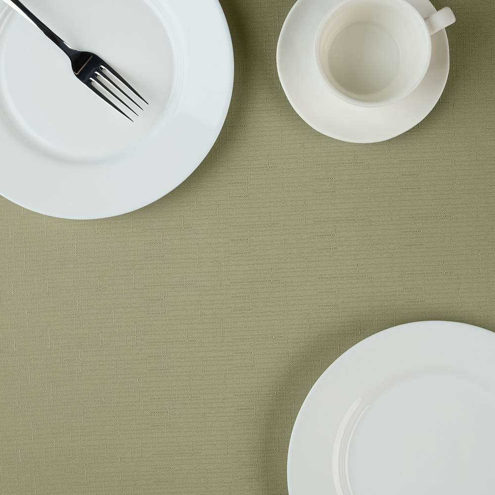 PROVANCE Эвкалипт Скатерть текстильная лён с водоотталкивающей пропиткой, 140х140см, 100% полиэстер,, арт.№ 435-001