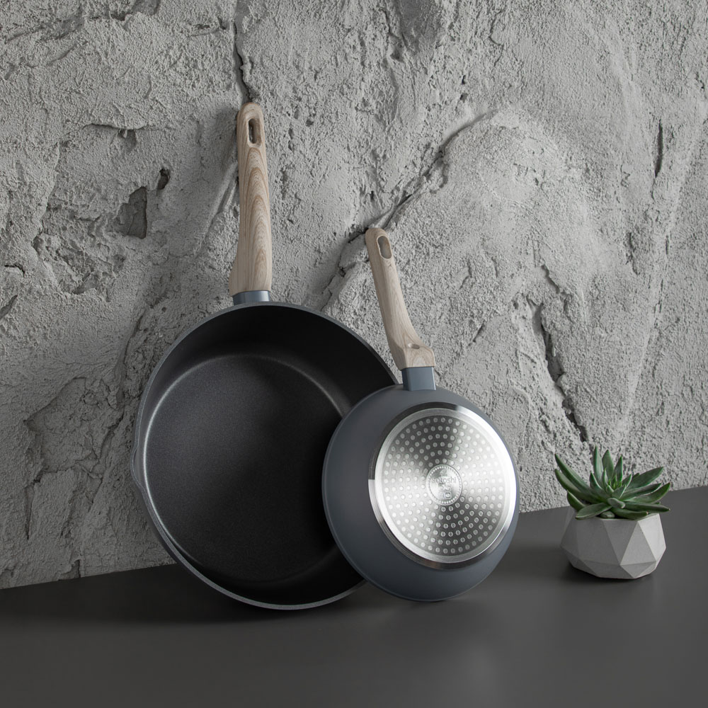 SATOSHI Шарлеруа Сотейник литой d28см, антипригарное покрытие, индукция, арт.№ 846-657