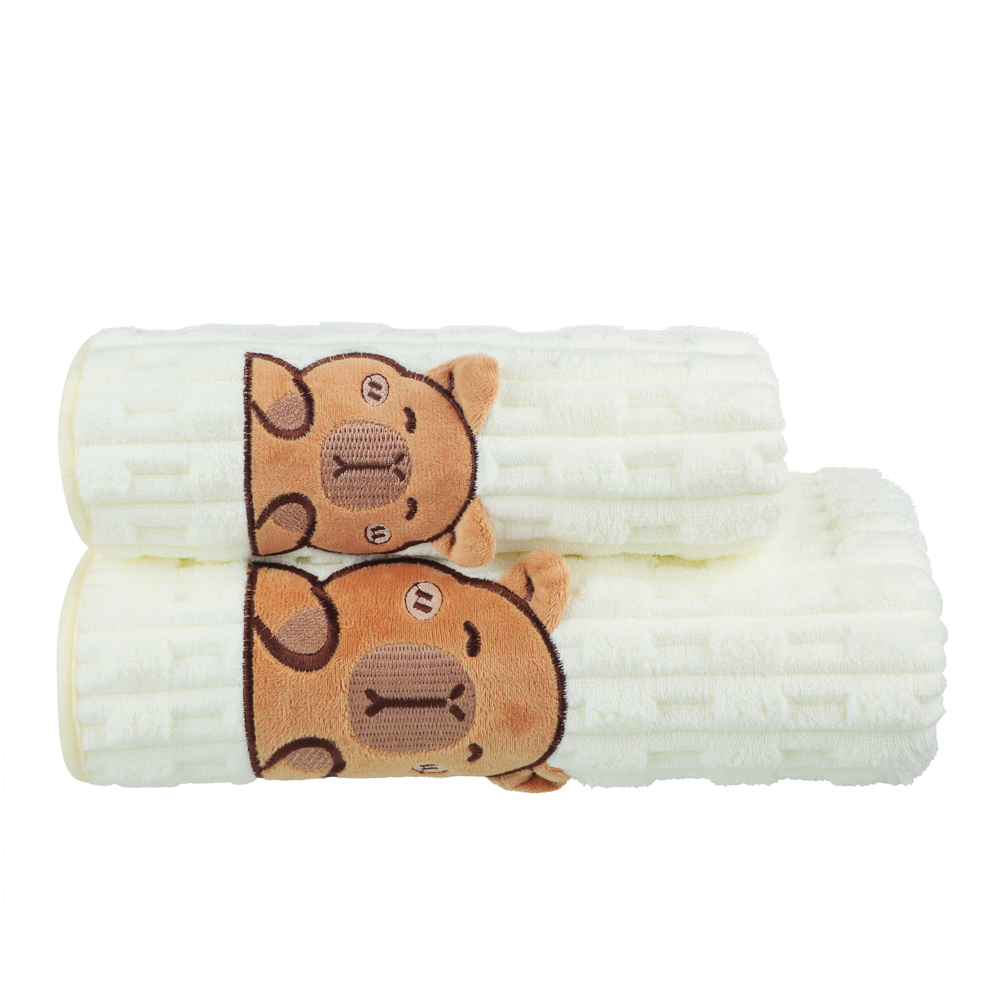 PROVANCE Капибары Полотенце супервпитывающее, 35х75см, 80% полиэстер, 20% полиамид, 280гр/м, 4 цв., арт.№ 484-215