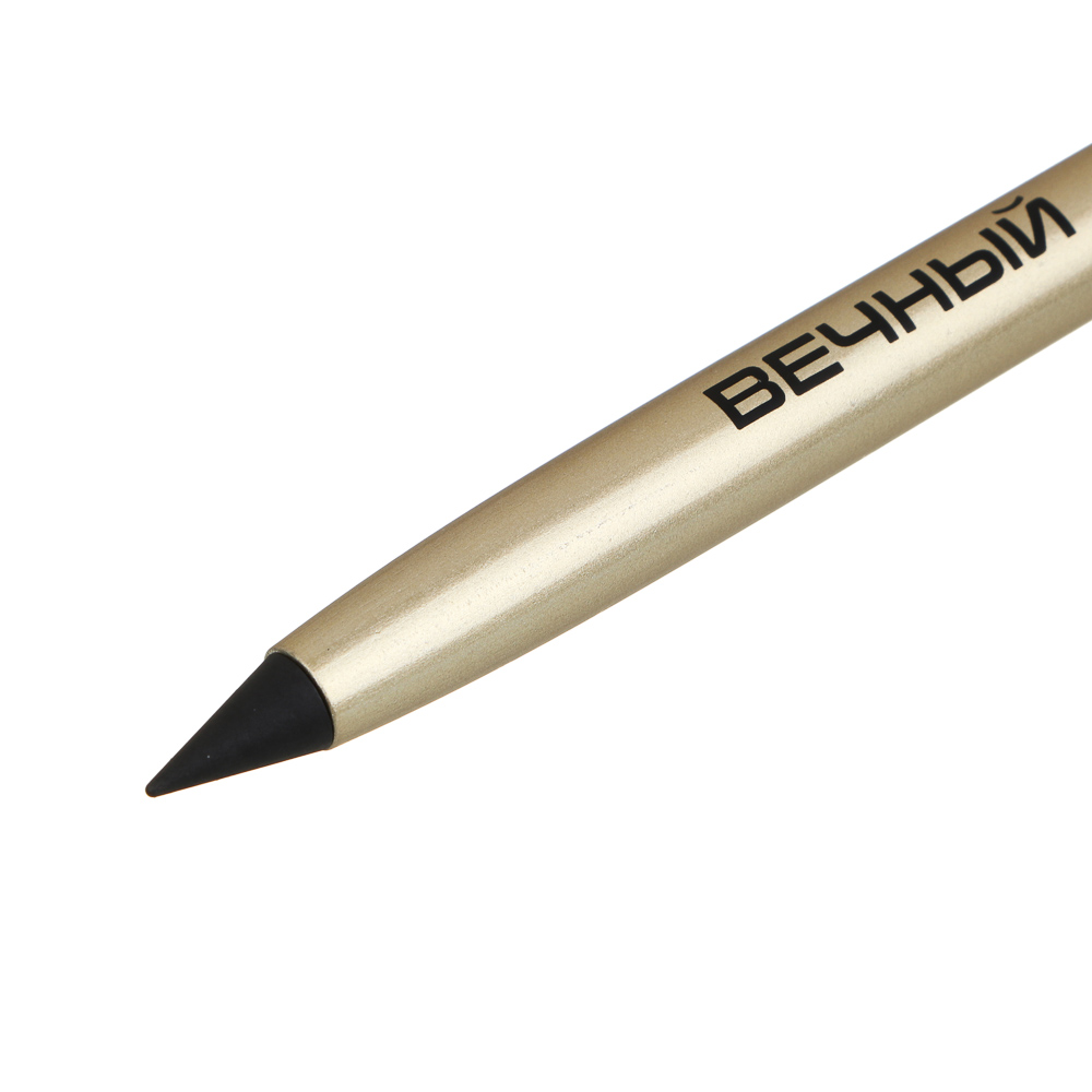 ClipStudio Карандаш чернографитный "вечный", ластик, наконечник-стилус, алюминий, 15см, арт.№ 605-001