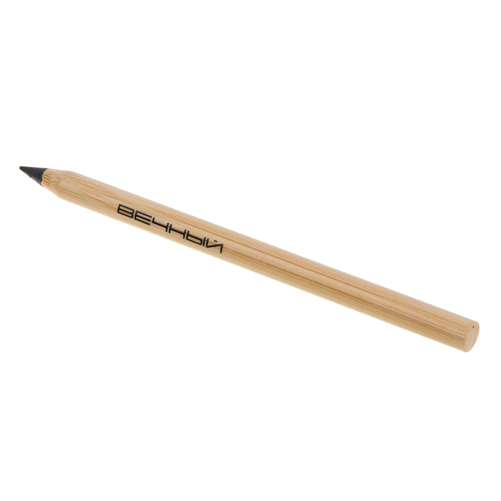 Карандаш чернографитный "вечный" ClipStudio бамбук, 13,5 см, арт.№ 605-002