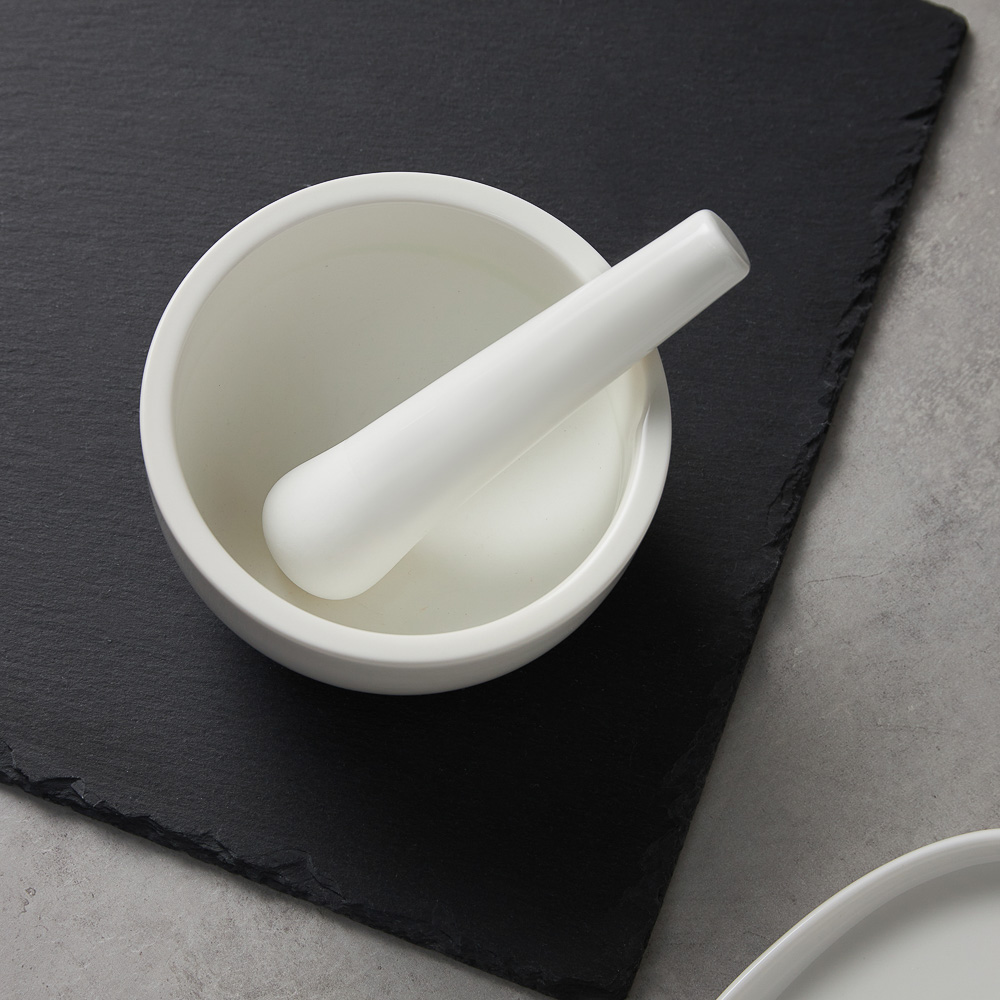 Ivlev Chef Элеганс Ступка с пестиком, 400мл, 12х9,5см, фарфор, арт.№ 824-560