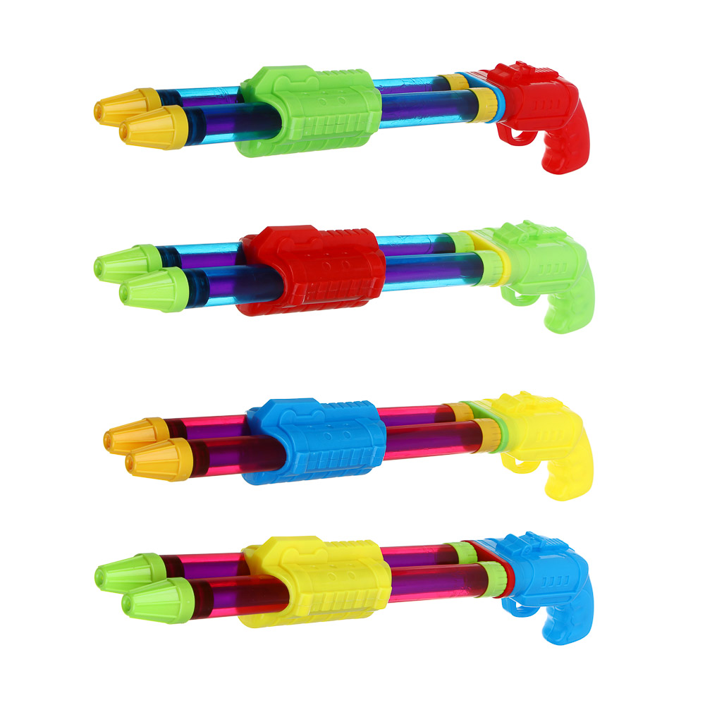 ИГРОЛЕНД Водный пистолет, 200мл, 47х11х7см, 4 дизайна, арт.№ 277-140