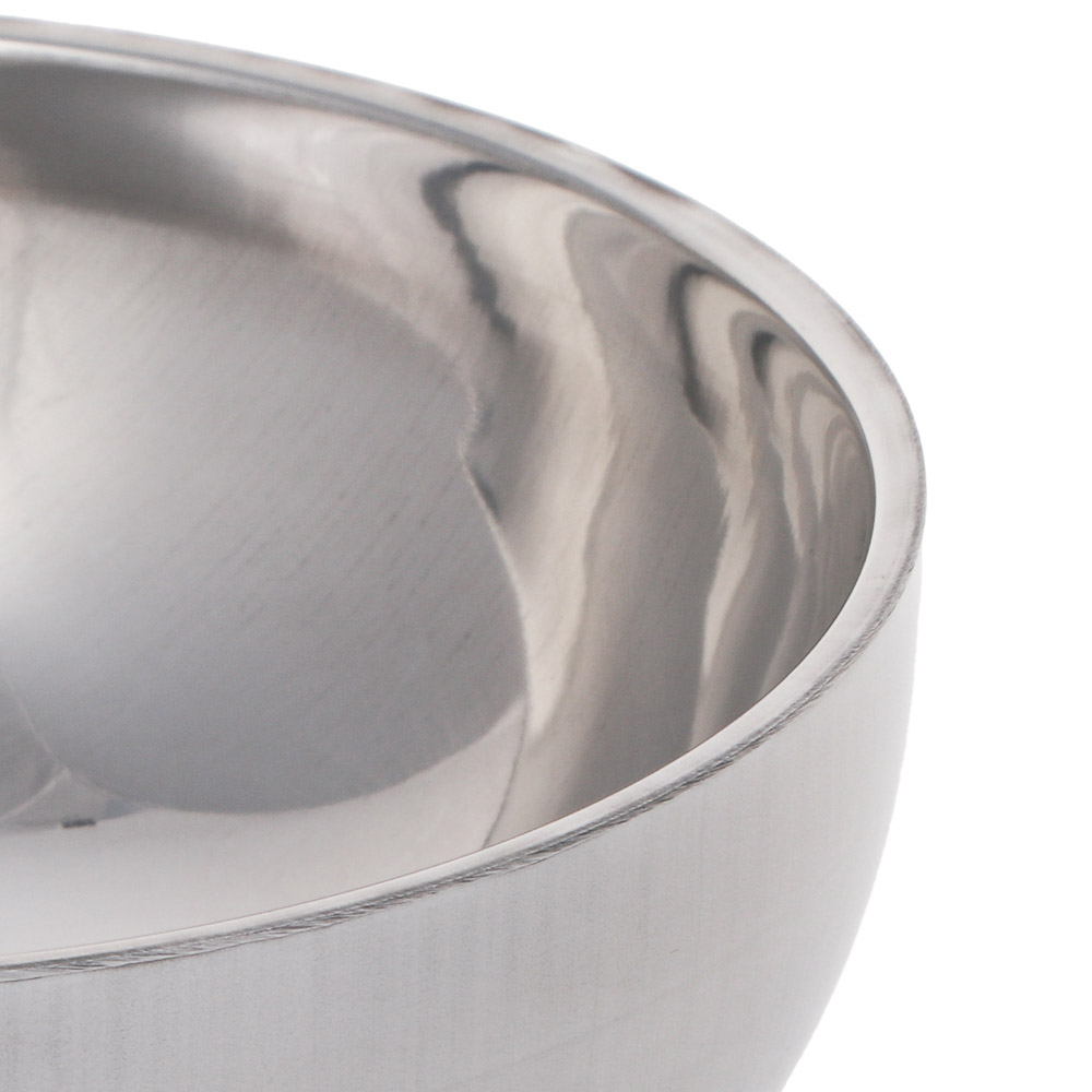 РУССО ТУРИСТО Миска походная с двойными стенками, 14 см, 201-я нерж.сталь, арт.№ 123-055