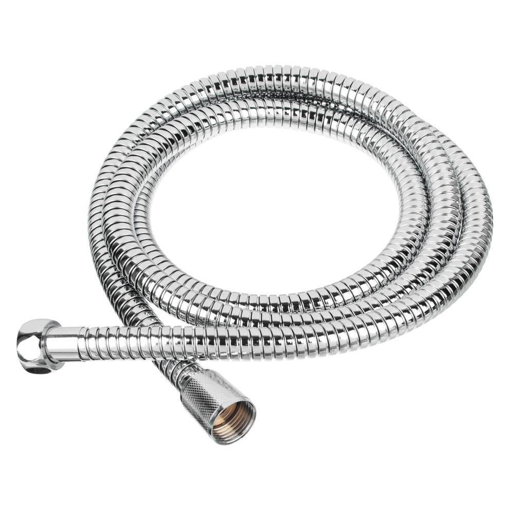 RAIN Шланг для душа раздвижной 150-200см, 1/2"(Имп)-1/2"(Имп), сталь, латунь, EPDM, антитвист, хром, арт.№ 569-025