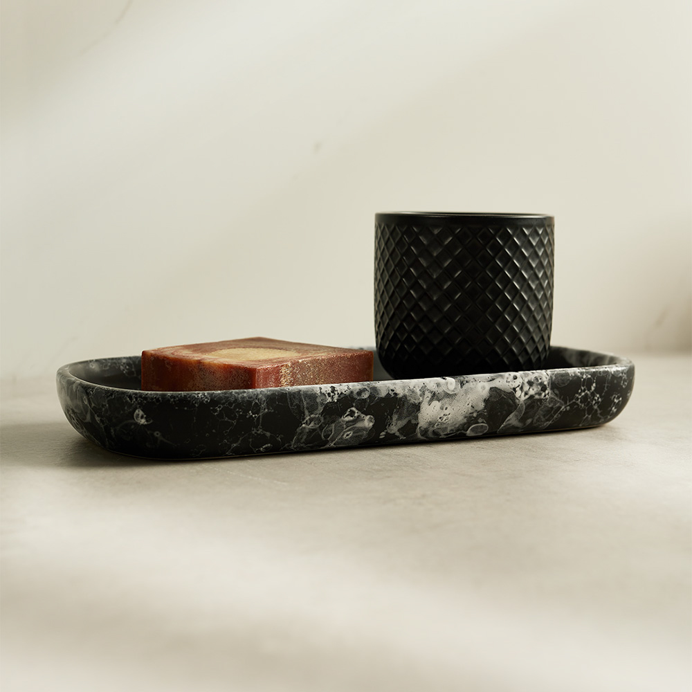 VETTA Поднос "Космос", доломит, 26х11,5х3см, арт.№ 463-172