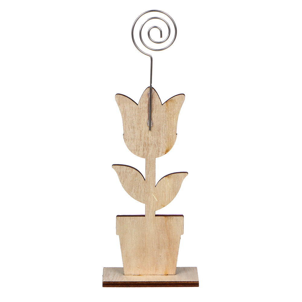 INBLOOM Декор садовый Тюльпаны 21,5 см, МДФ, 3 дизайна, арт.№ 153-132