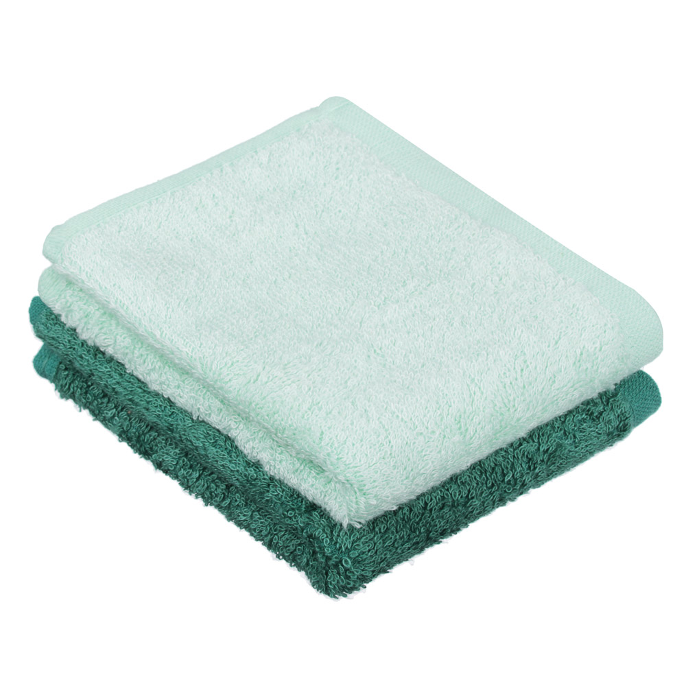 PROVANCE Бамбук Полотенце махровое, 70% бамбук, 30% хлопок, 30х50см, 400гр/м, изумруд, мята, арт.№ 484-009