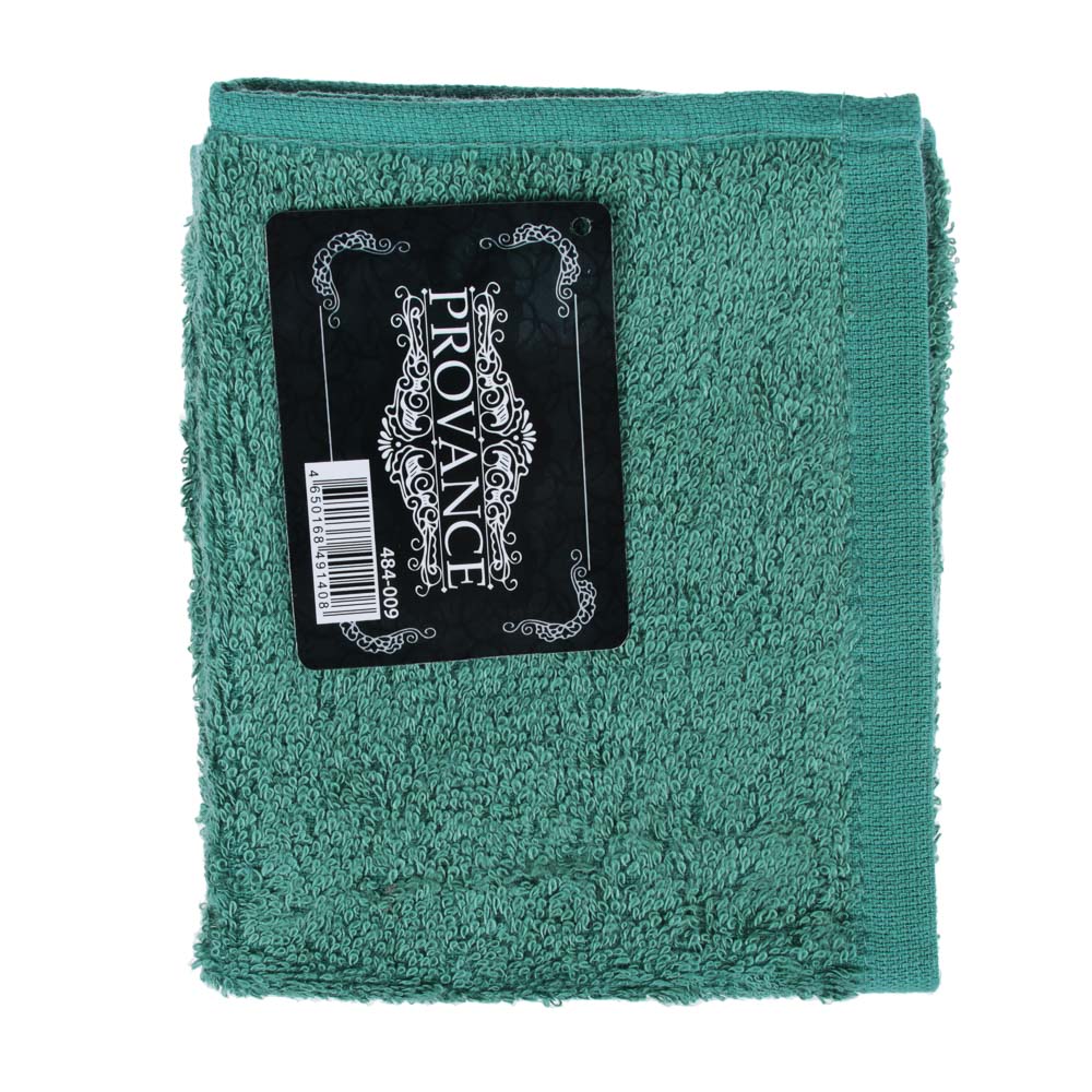 PROVANCE Бамбук Полотенце махровое, 70% бамбук, 30% хлопок, 30х50см, 400гр/м, изумруд, мята, арт.№ 484-009