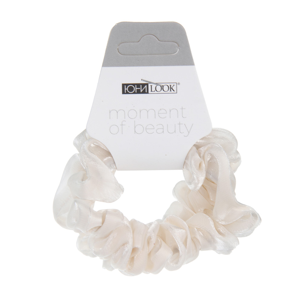 Резинки для волос ЮНИLOOK, 2шт, d6,5см, полиэстер, ACS25-5, арт.№ 322-301
