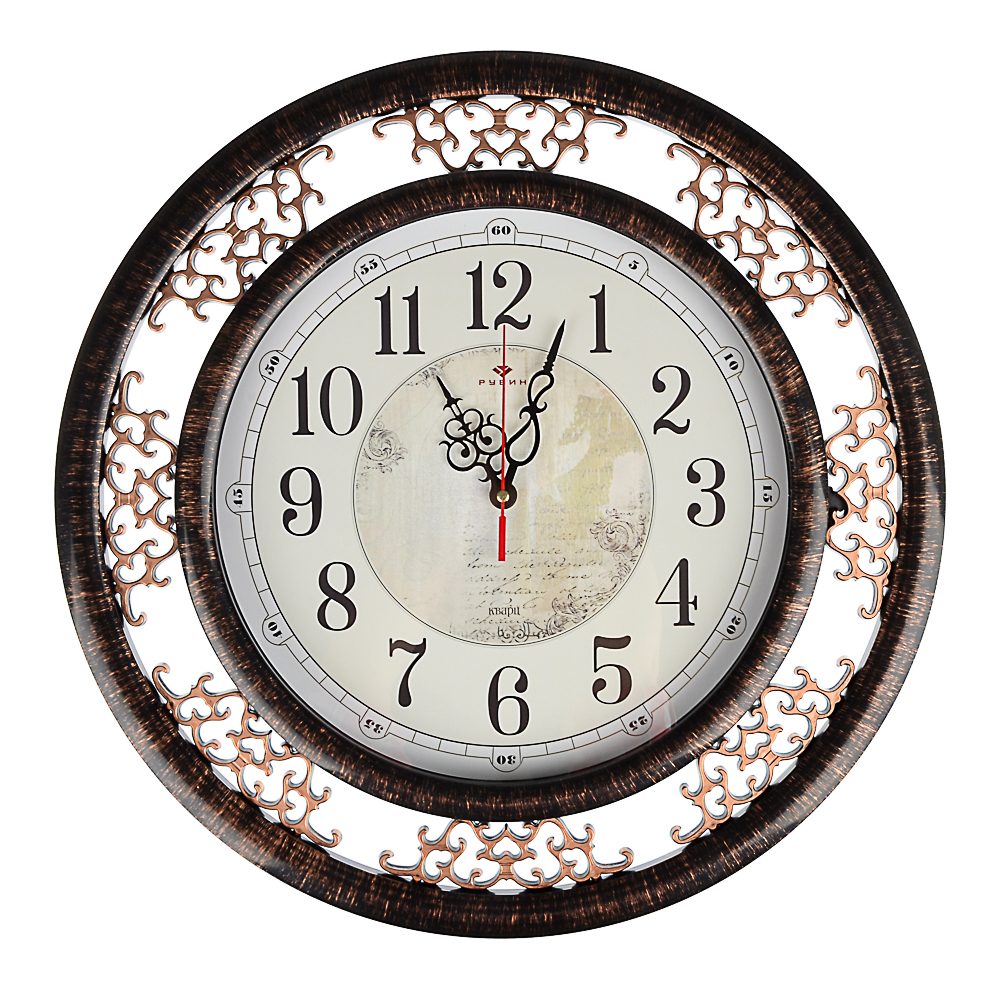 Часы настенные, 45см, пластик, в декоративной раме, арт.№ 581-828