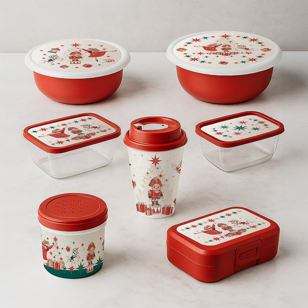 Щелкунчик Контейнер для продуктов прямоугольный 0,85л, пластик, арт.№ 861-515