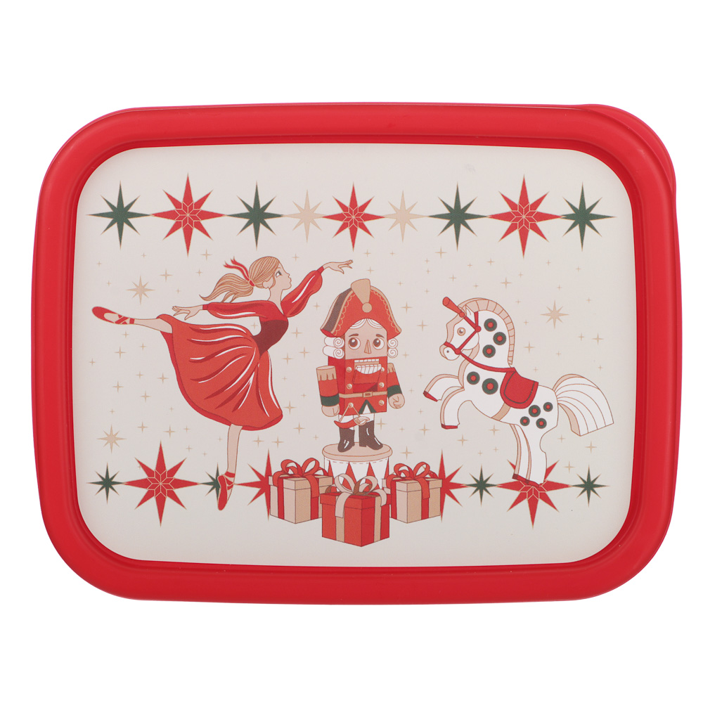 Щелкунчик Контейнер для продуктов прямоугольный 0,85л, пластик, арт.№ 861-515