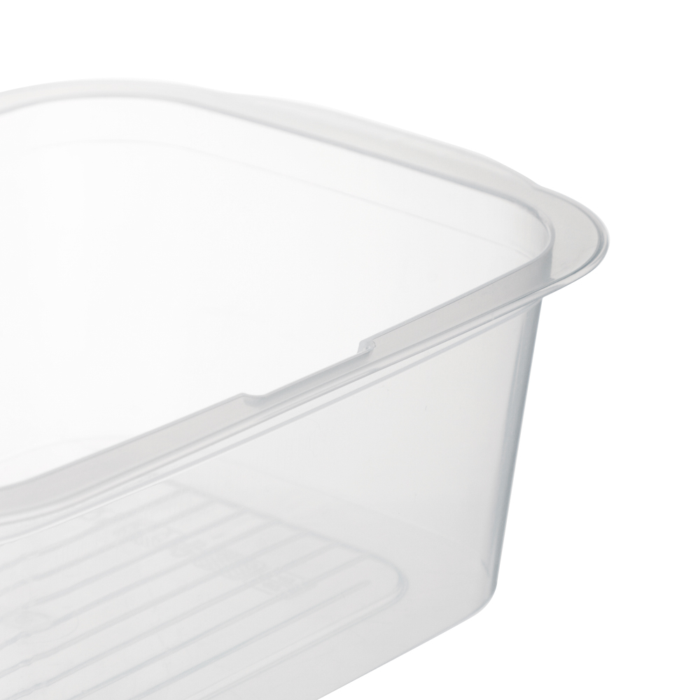 Контейнер пищевой прямоугольный 0,66л с паровыпуском и мерной шкалой, пластик, арт.№ 861-540