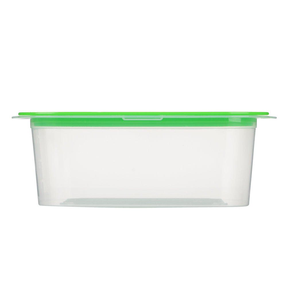 Контейнер пищевой прямоугольный 0,66л с паровыпуском и мерной шкалой, пластик, арт.№ 861-540