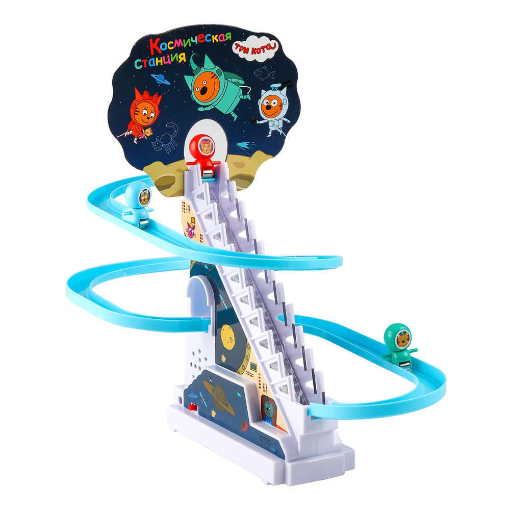 ИГРОЛЕНД Набор игровой "Космическая станция. Три кота", свет, звук, ABS, 25,5х18х6см, арт.№ 276-111