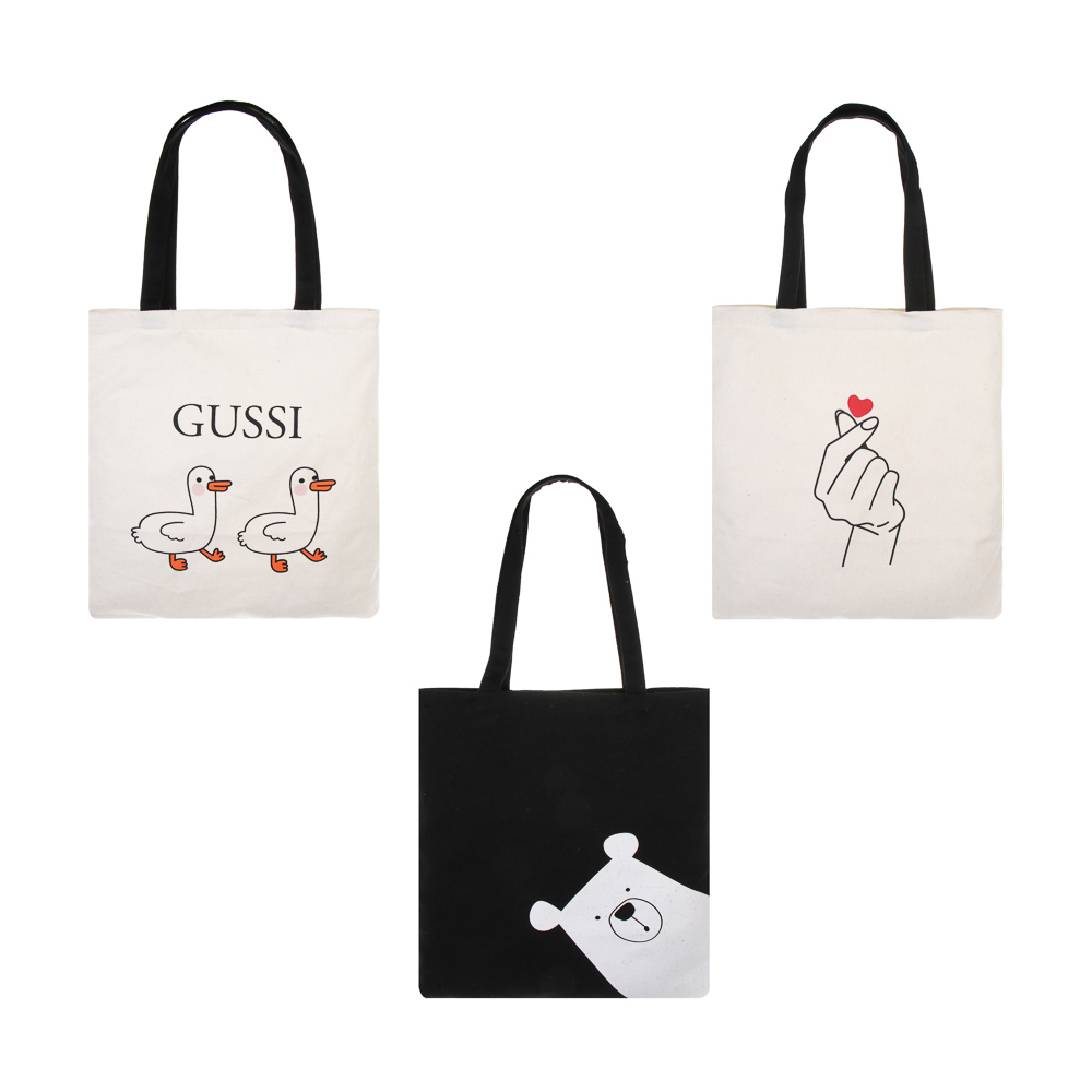 Сумка-шоппертм ЮНИLOOK, полиэстер, 37х41см, до 7кг, 3 дизайна, арт.№ 467-004