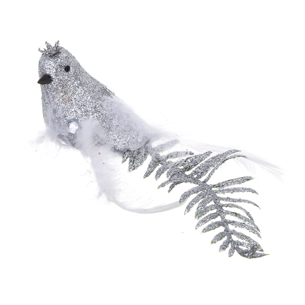 СНОУ БУМ Птицы на прищепке 2 шт, 3,5x17 см, пластик, 26-533, арт.№ 397-413